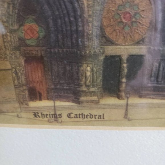 Late 1800s era print framed in a wood glass frame - Picture 5 of 8